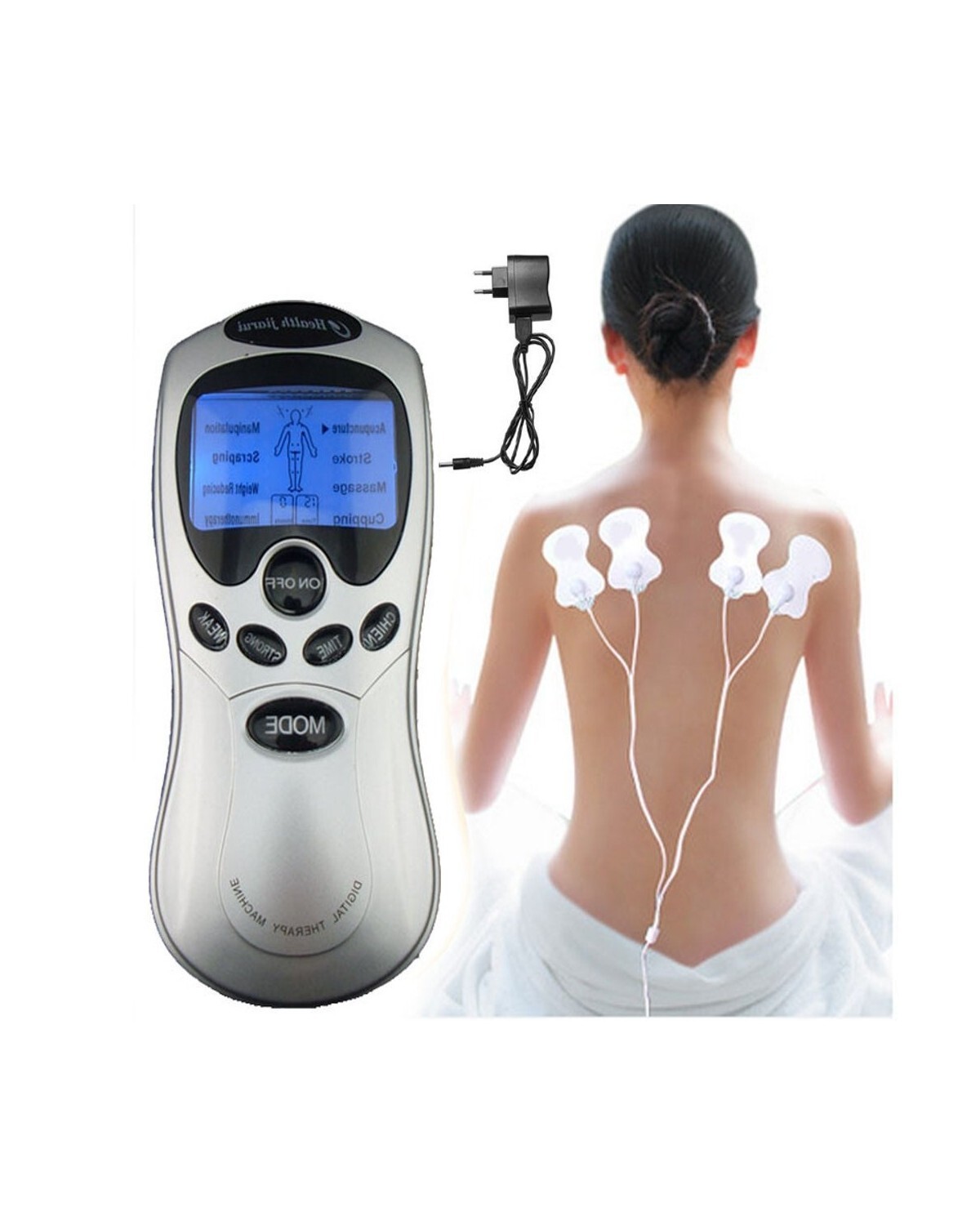 Electroestimulador Tens masajes portátil con pantalla — Electroventas