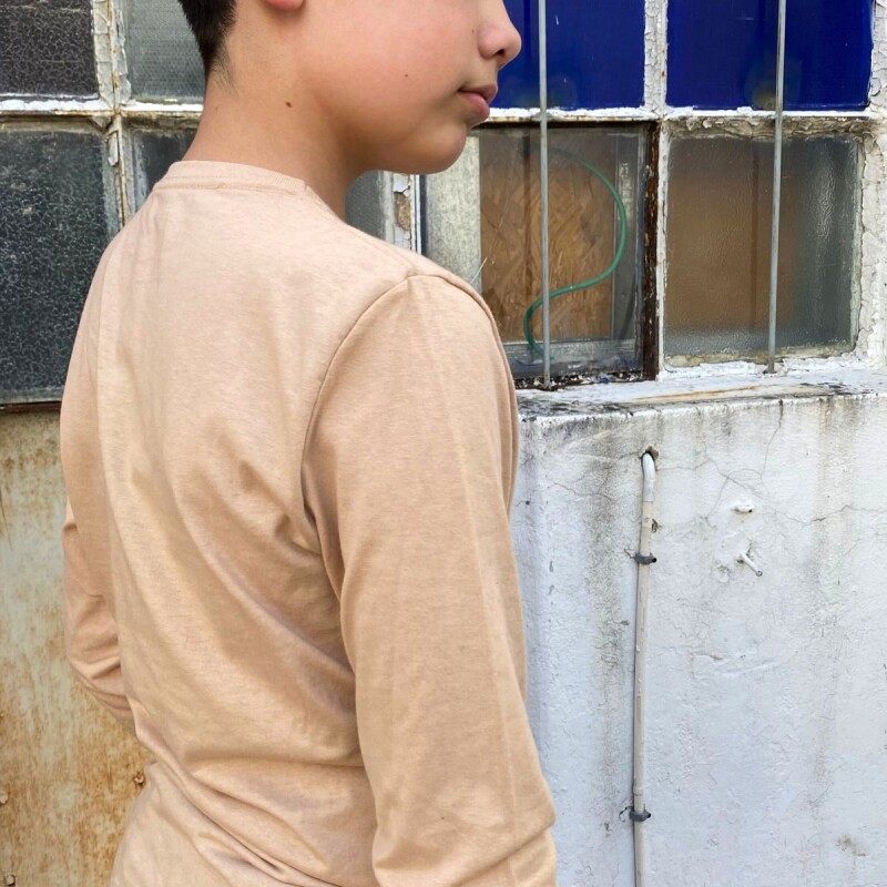 Remera Estampa N+ Beige