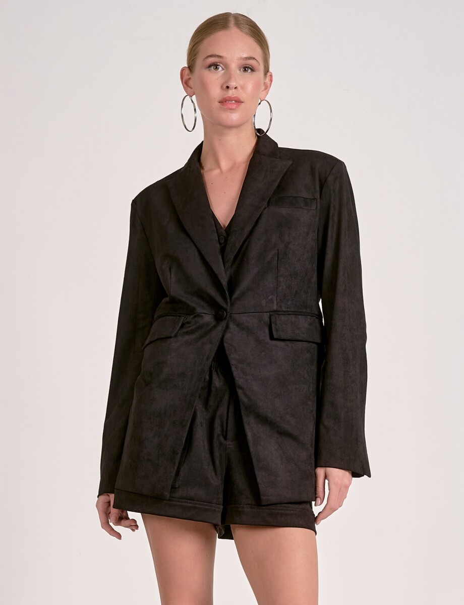 Blazer Suede - Negro 