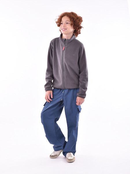 CAMPERA SIMO GRIS OSCURO