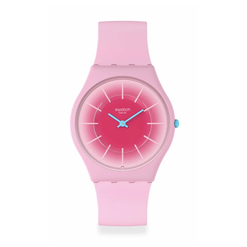 Reloj Swatch Radiantly Pink SS08P110 de Silicona Rosa