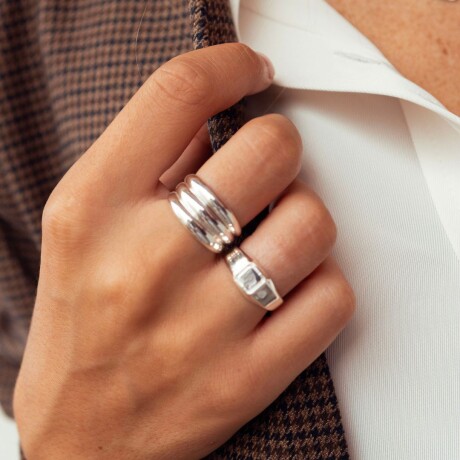 Anillo Mini Sello - Plata 925 Anillo Mini Sello - Plata 925