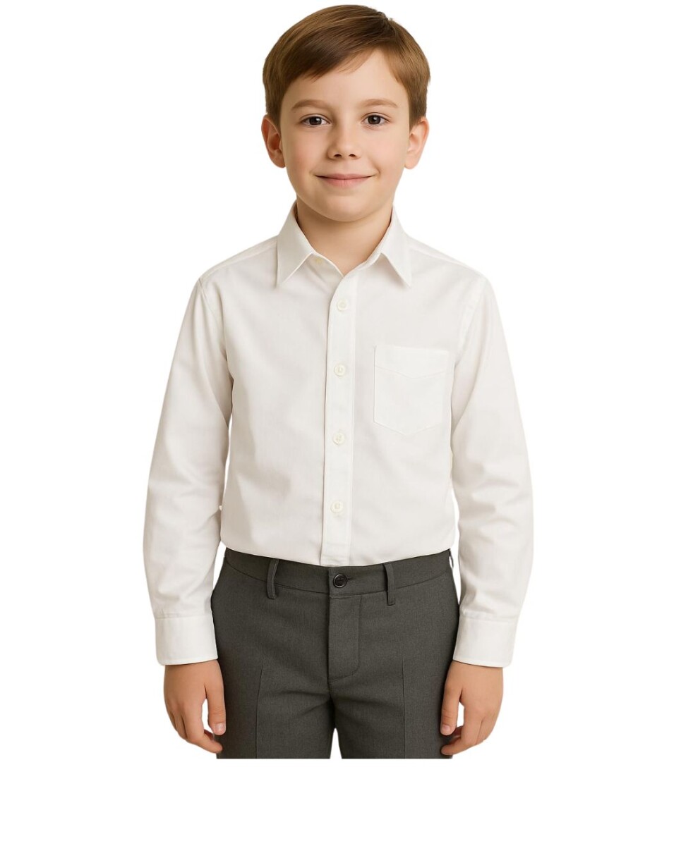 Camisa manga larga - Blanco 