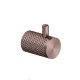 Percha Labrada Metal Signature Bronce Rose Gold Satinado