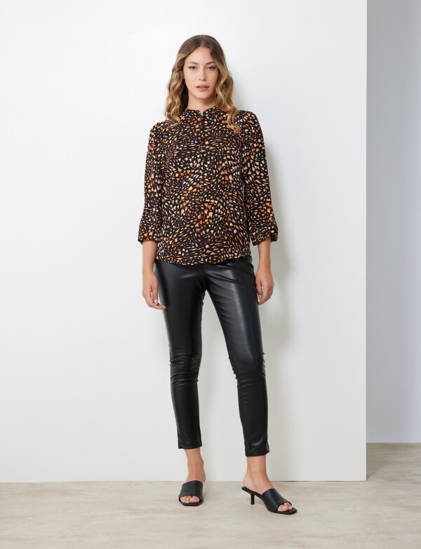 Blusa Printed NEGRO/MULTI