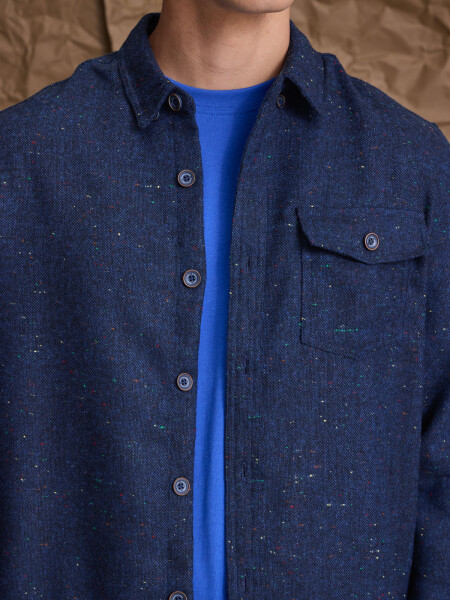OVERSHIRT TURKU MARINO BOUTONE