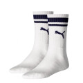 Medias Unisex Puma Crew Heritage Blanco - Negro