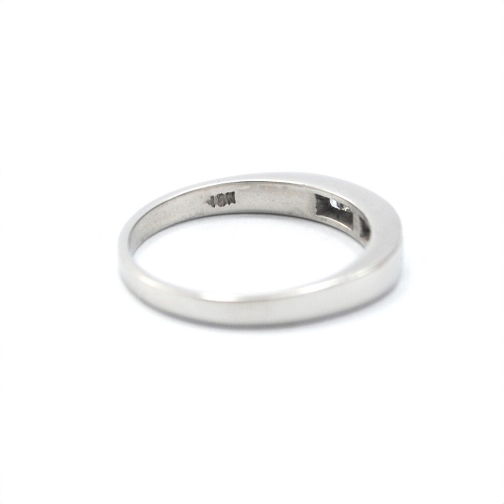 Anillo En Oro Blanco 18 K Y Brillantes Anillo En Oro Blanco 18 K Y Brillantes