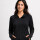 Campera de Nylon Fitness Negro