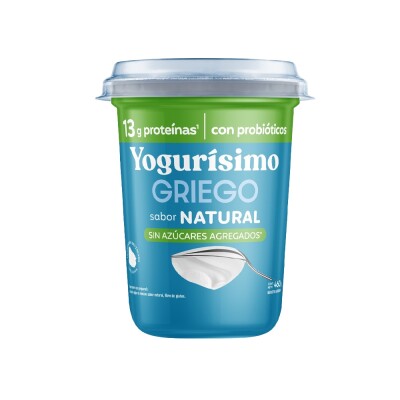 Yogurisimo griego natural sin azucar 460g Yogurisimo Griego Nat S/a 460g