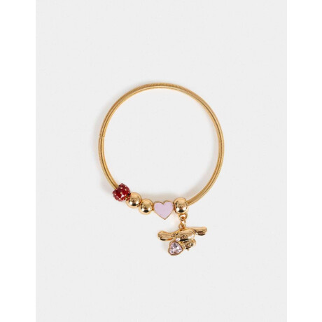 Pulsera Flexible Multi Dije Cinnamoroll Dorado