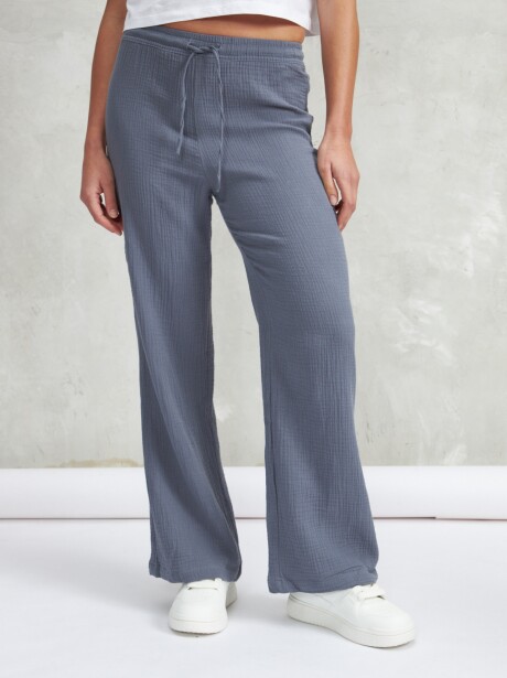 PANTALÓN TRAMA AZUL