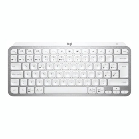 LOGITECH TECLADO MX KEYS MINI NAL+BT Teclado Inalámbrico LOGITECH MX Keys Mini BT Sensores De Luz - Gray