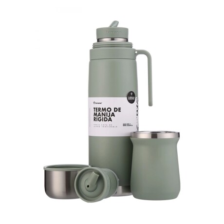 Kit Terrano Termo + Mate VERDE-OLIVO