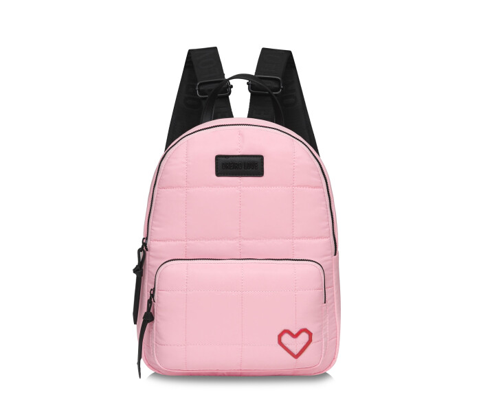 Mochila Las Oreiro Love Rosado