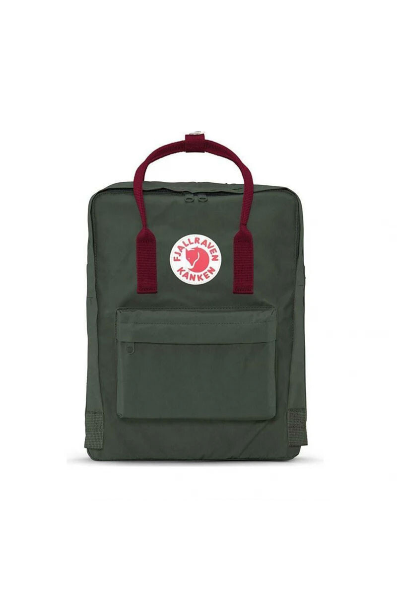 Kanken Classic - Forest Green - Ox Red 