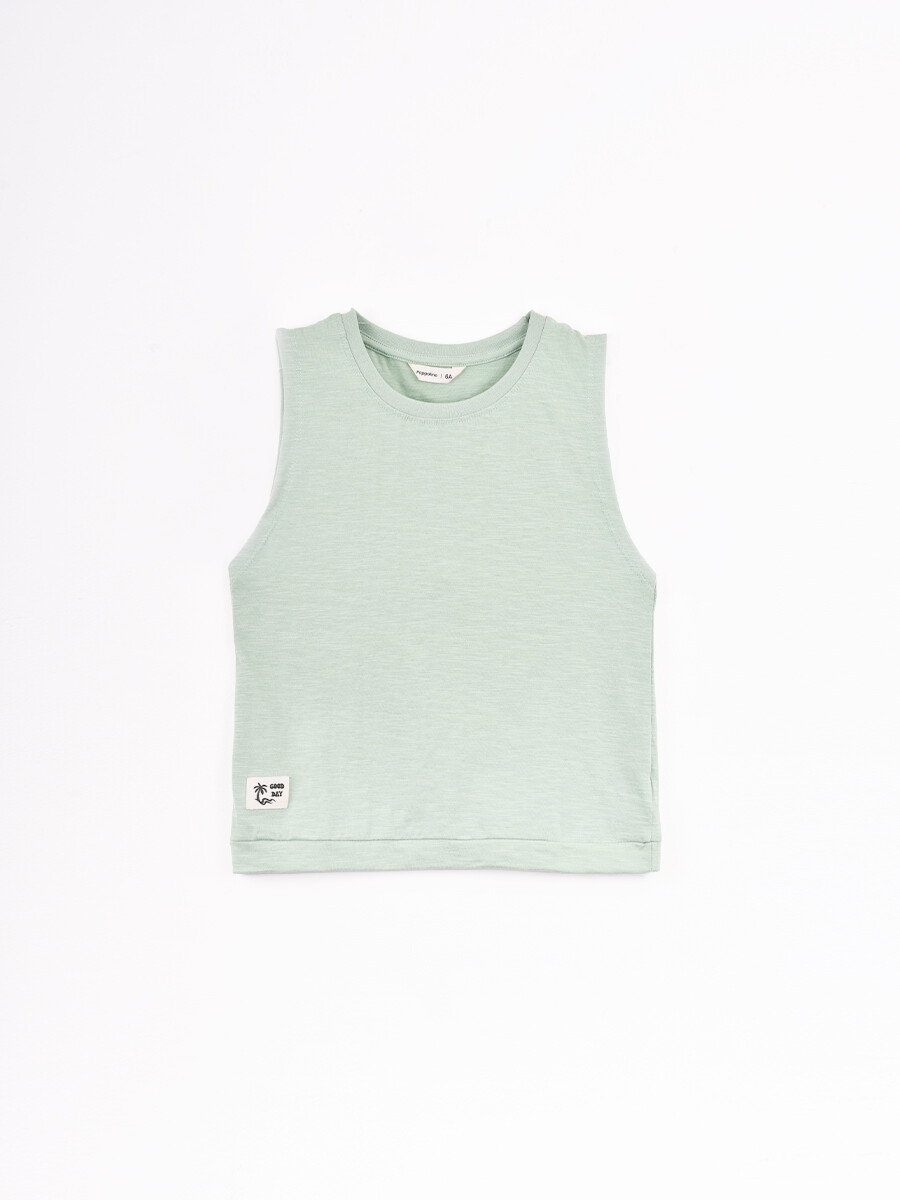 MUSCULOSA ITEMS - VERDE 
