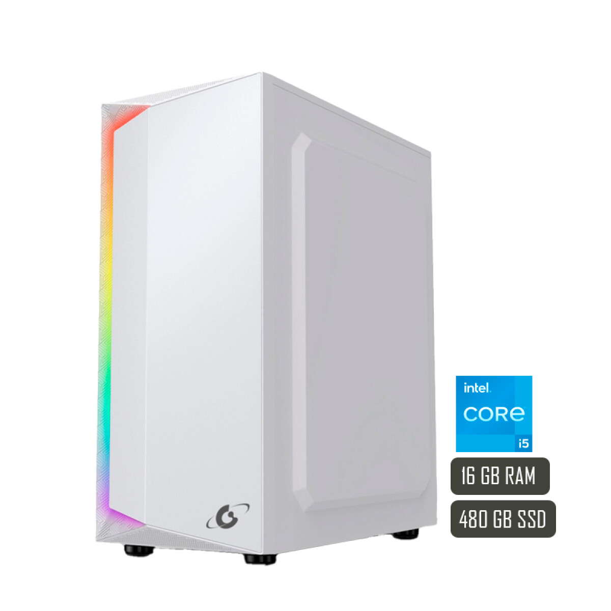 PC Gamer Intel Core I5 8500 16GB 480GB SSD Blanco - Unica 