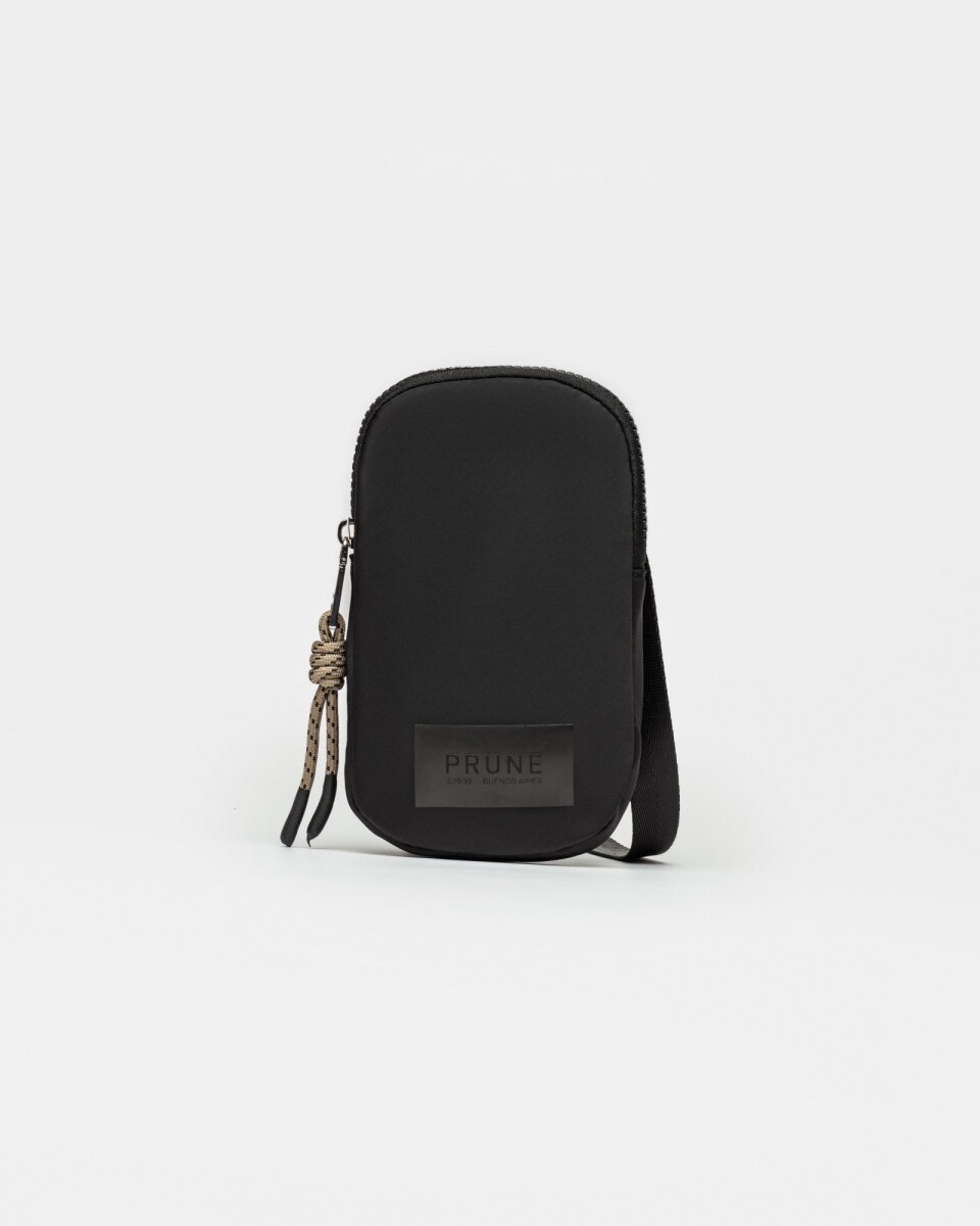 Porta celular Azami en nylon - Negro 