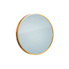 Espejo redondo de pared Lumax Diámetro 80cm Dorado