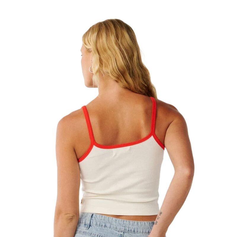 Musculosa Rip Curl Retro Swell Cami - Beige Musculosa Rip Curl Retro Swell Cami - Beige