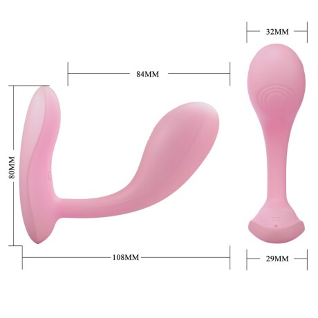 Vibrador Usb Con App Pretty Love Baird Rosa