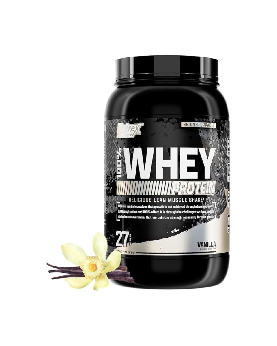 100% Whey Protein 2LB Nutrex - Vainilla 
