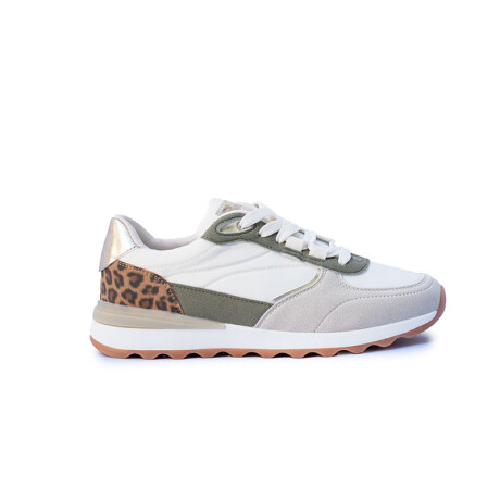 Zapato Dama Panama Jack BEIGE/GREEN
