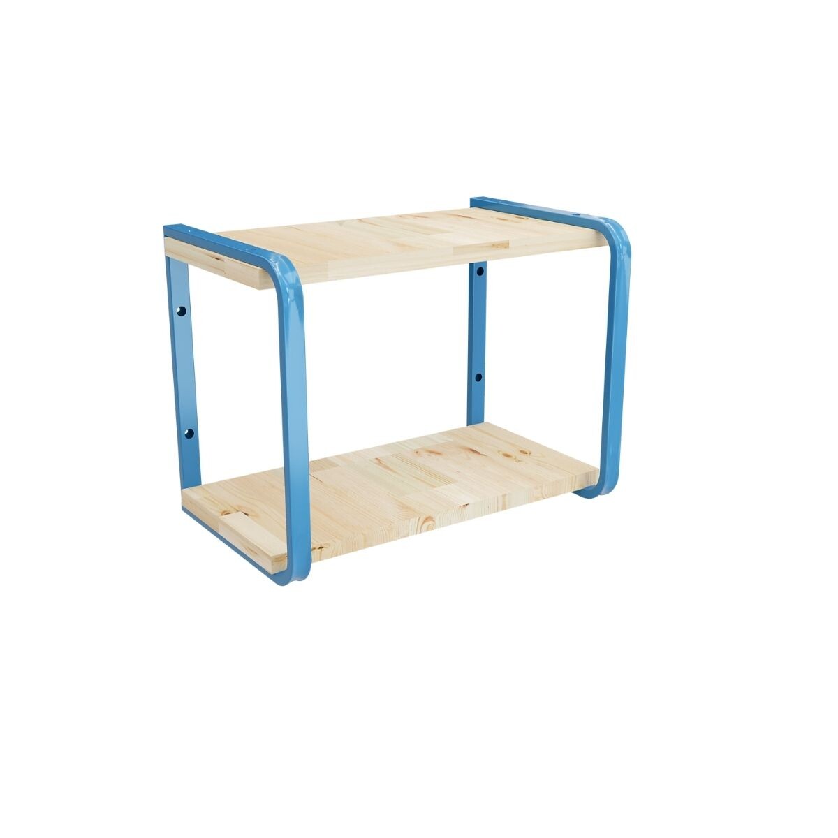 Estante doble madera y metal - CELESTE 