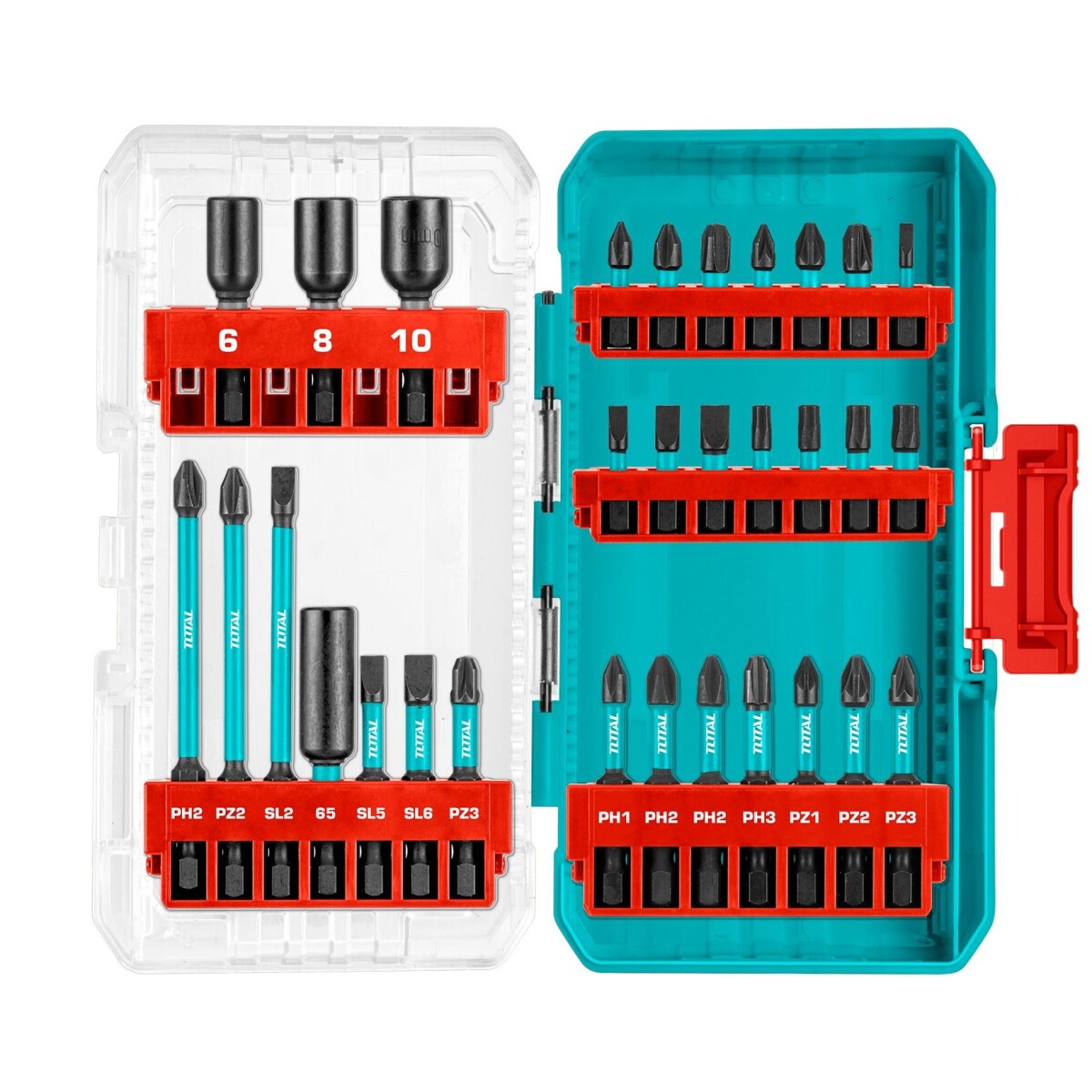 Set De Puntas Y Dados Para Atornillador De Impacto - 31 Piezas 