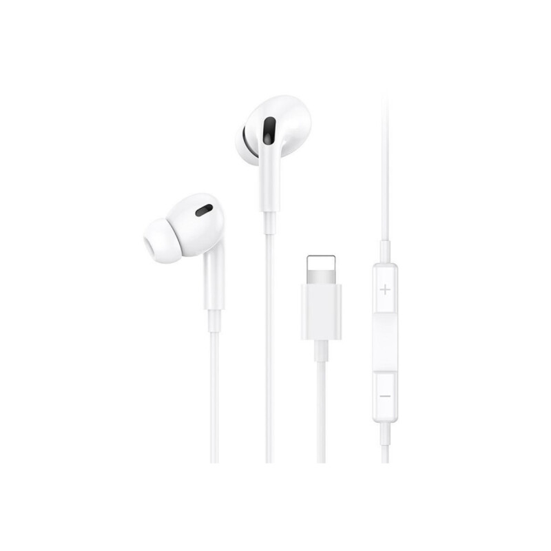 Auriculares Usams in-ear Lightning color blanco Auriculares Usams In-ear Lightning Color Blanco