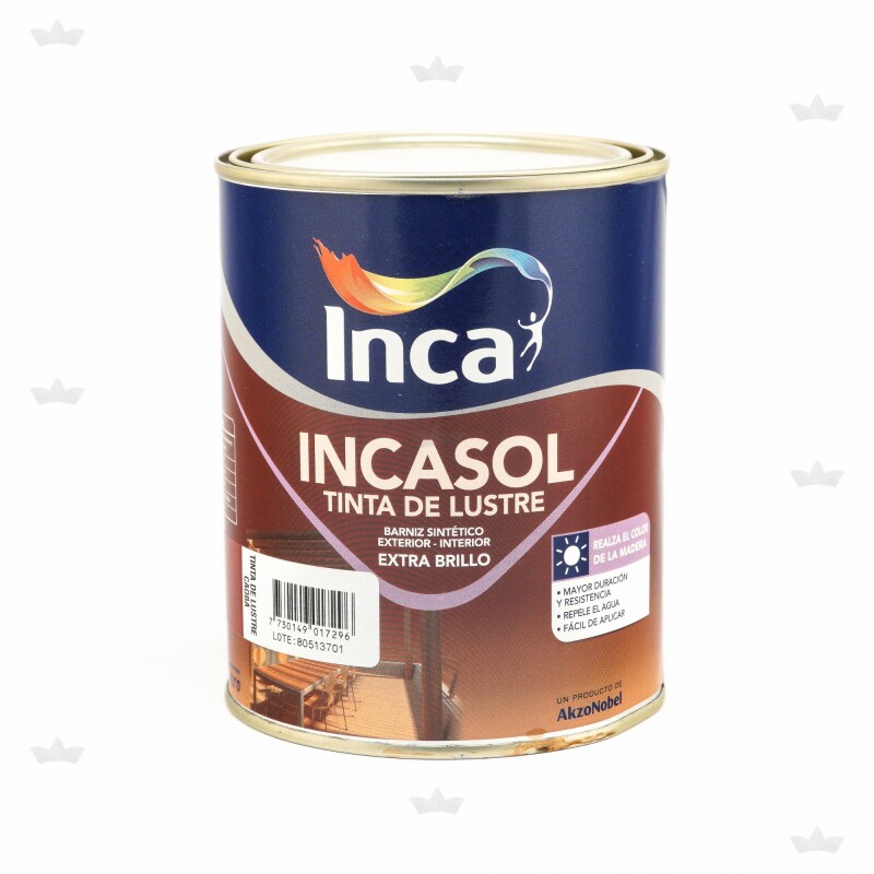 INCASOL TINTA DE LUSTRE CAOBA -1 LT INCASOL TINTA DE LUSTRE CAOBA -1 LT