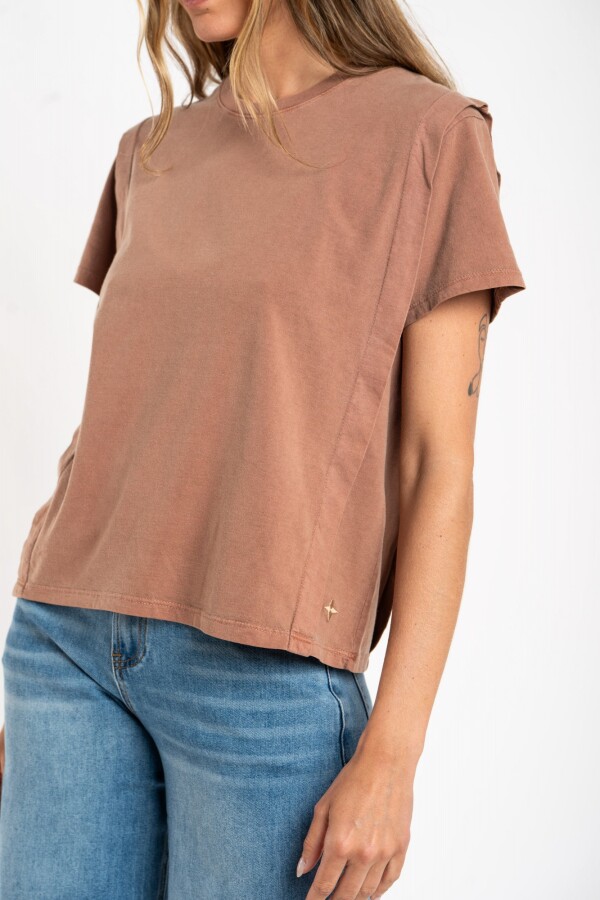Remera Algodón Mamga Corta Vison