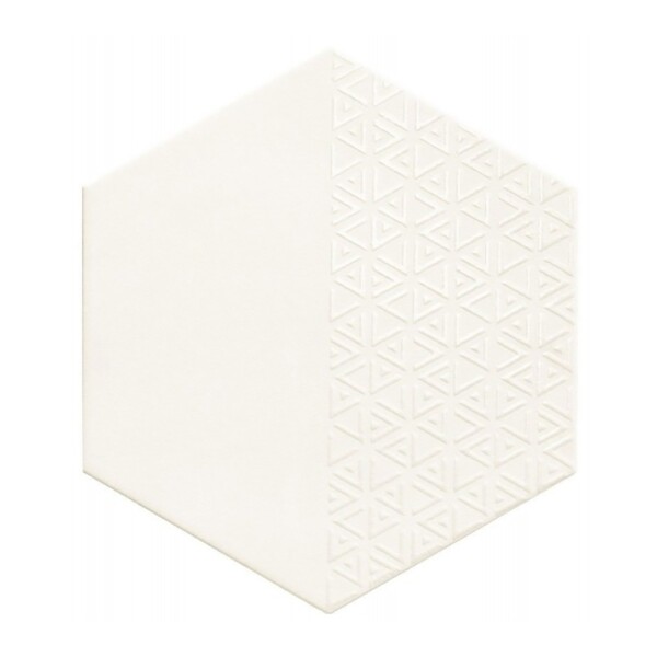 PORCELANATO OPAL DECO WHITE "A" 28.5X33 CM Porcelanato Opal Deco White "a" 28.5x33 Cm
