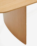 Mesa Litto de chapa de roble 240 x 100 cm