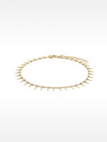 Set De Tobilleras Con Anillo – Acero Inoxidable multicolor