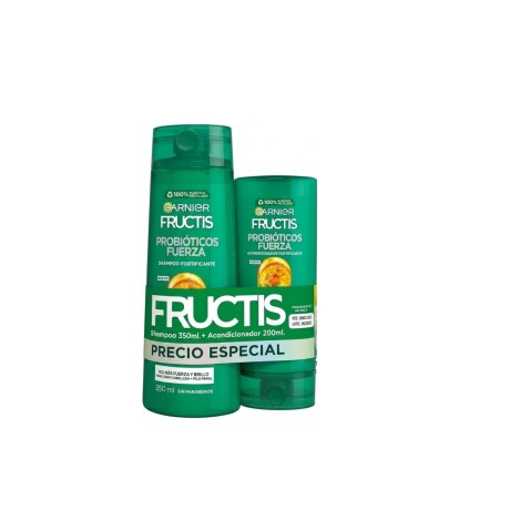 PACK GARNIER FRUCTIS CHICO PROBIOTICOS-FUERZA 350ML +ACO 200ML PACK GARNIER FRUCTIS CHICO PROBIOTICOS-FUERZA 350ML +ACO 200ML