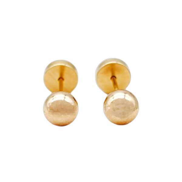 Abridores Bolitas-Oro Bajo-Sin Piedra-AB8003 Sinpiedra