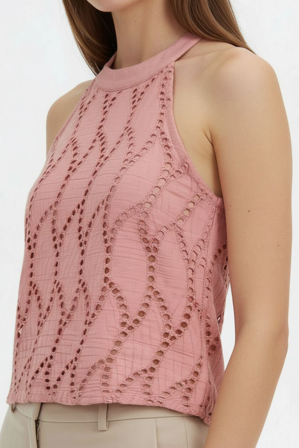 Musculosa Zami Rosa Oscuro