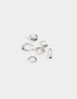 Bijou Cuff Set De Earcuffs - Plateado Antique Silver