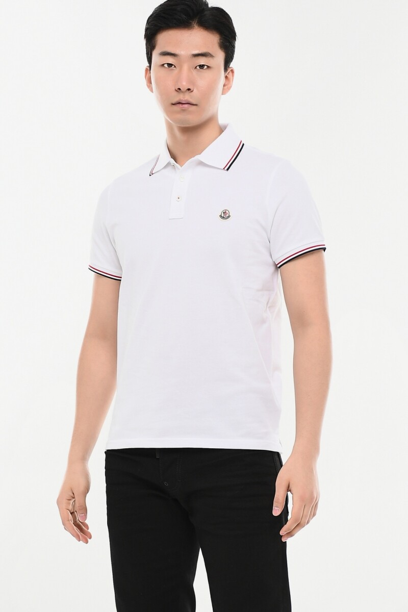 Moncler -Remera polo de algodón manga corta - 0 