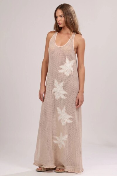 VESTIDO FRAGOLA Beige