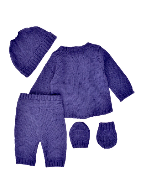 CONJUNTO RECIEN NACIDO AZUL OSCURO