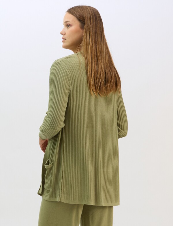 Cardigan Abierto OLIVA