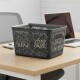 Cesto organizador calado 7 lts GRIS