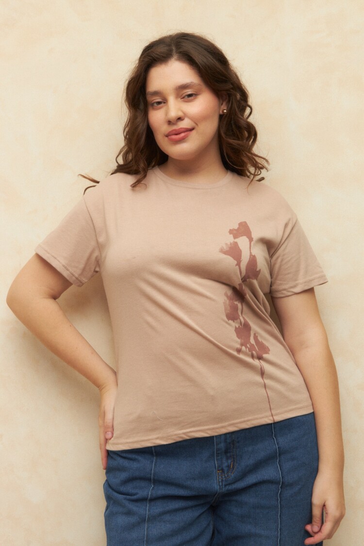 REMERA MIZO Beige