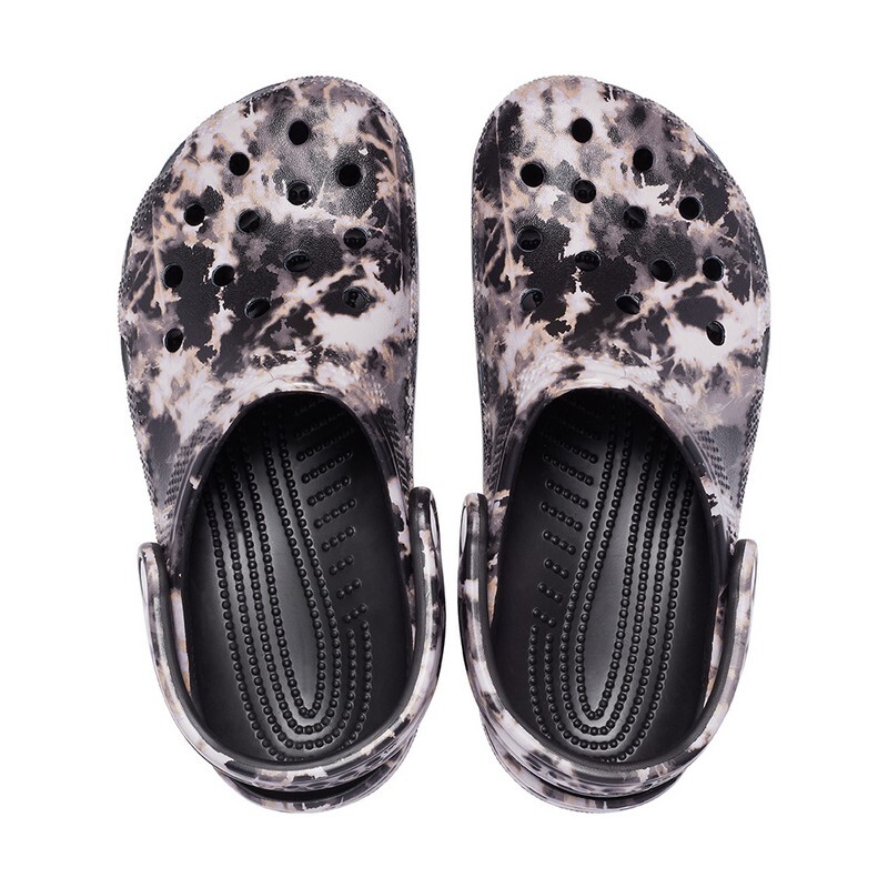 Crocs Classic Bleach Dye Negro