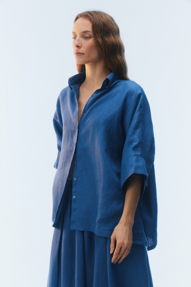 CAMISA BARIKA Azul