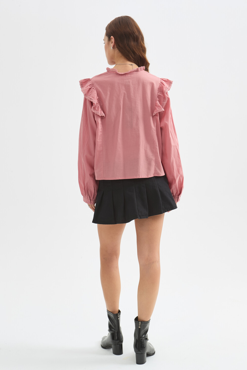 Camisa Tareli Rosa Oscuro