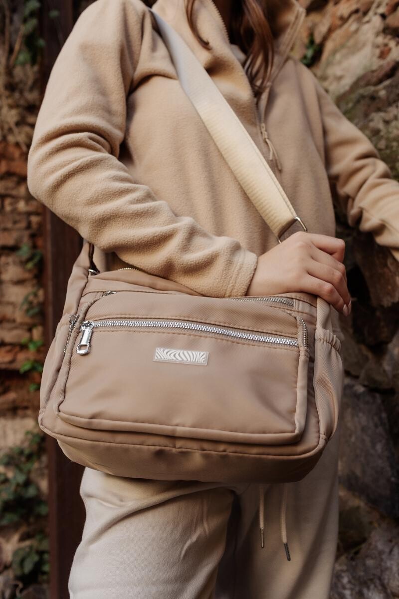 Bandolera Creta Beige